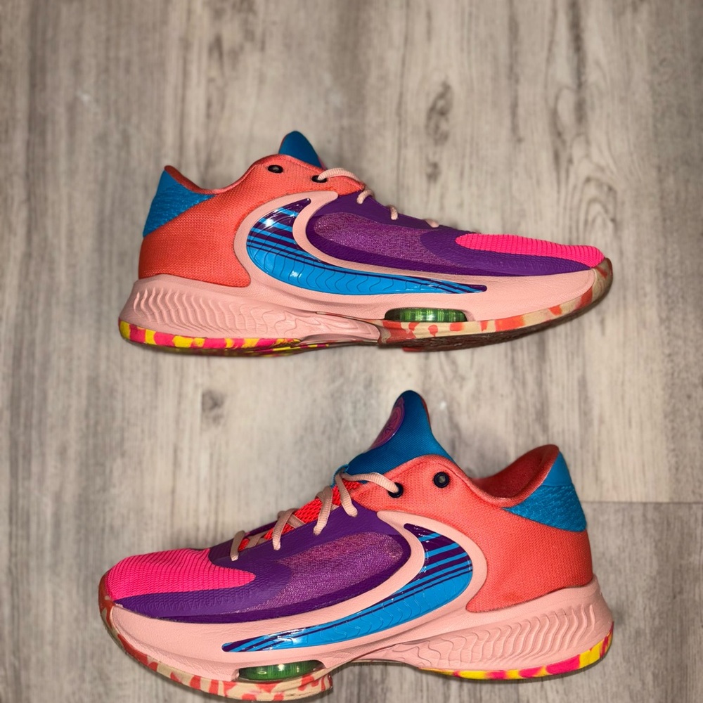Nike Basketball Shoes - Pink, Purple, Blue, Peach